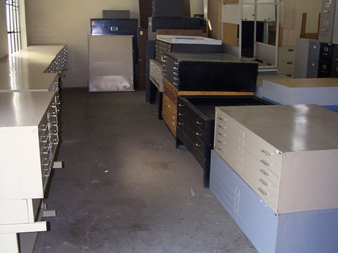 Used Flat Files, Roll Files & Plan Racks