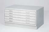 Small flat file on flush base