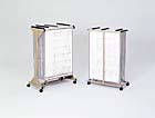 Mobile plan center and mobile stand