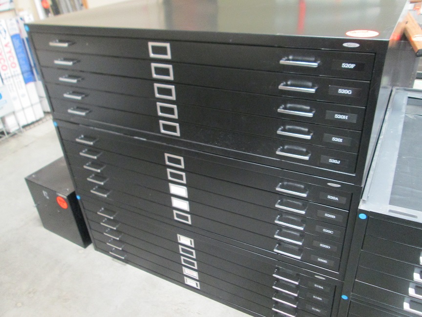 Used Flat Files, Roll Files & Plan Racks - Hopper's Drafting Furniture