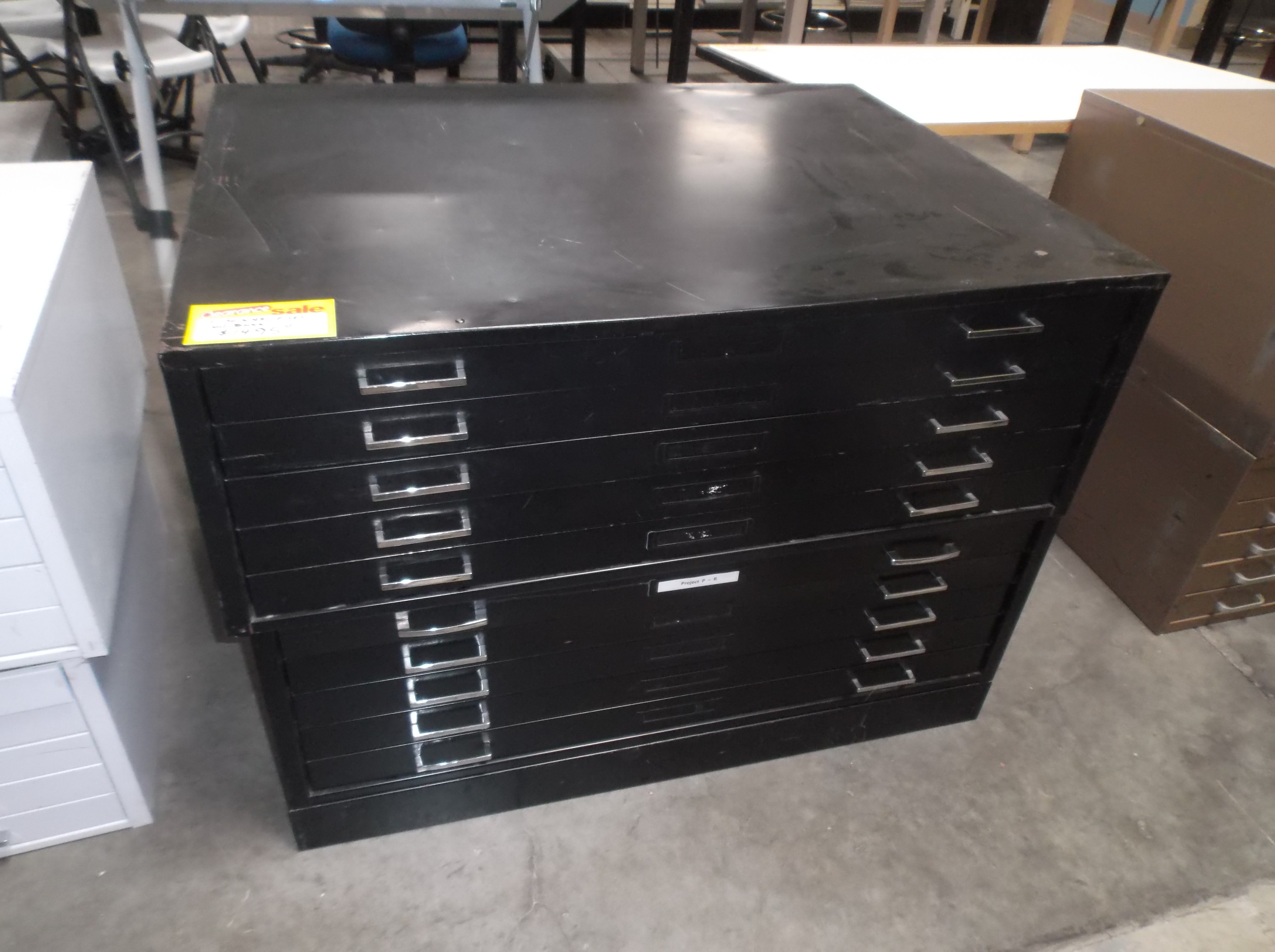 Used Blueprint Cabinets - 5 Drawers